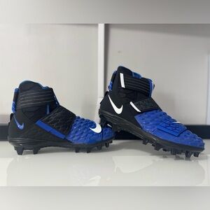 Nike Force Savage Elite 2 Football Cleats Blue Black AH3999-004 Men’s Size 9.5